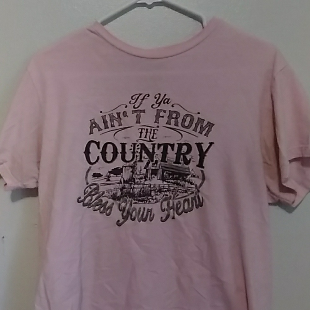 🦋Pink Country Tee